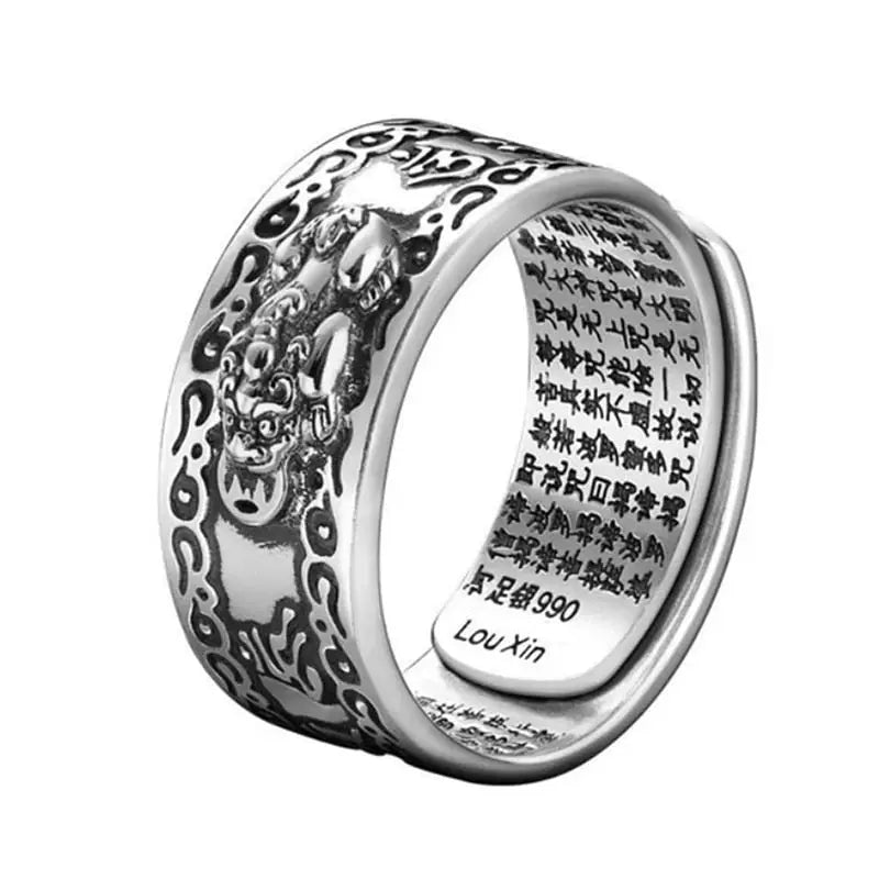 Bague feng Shui Pixiu Mantra